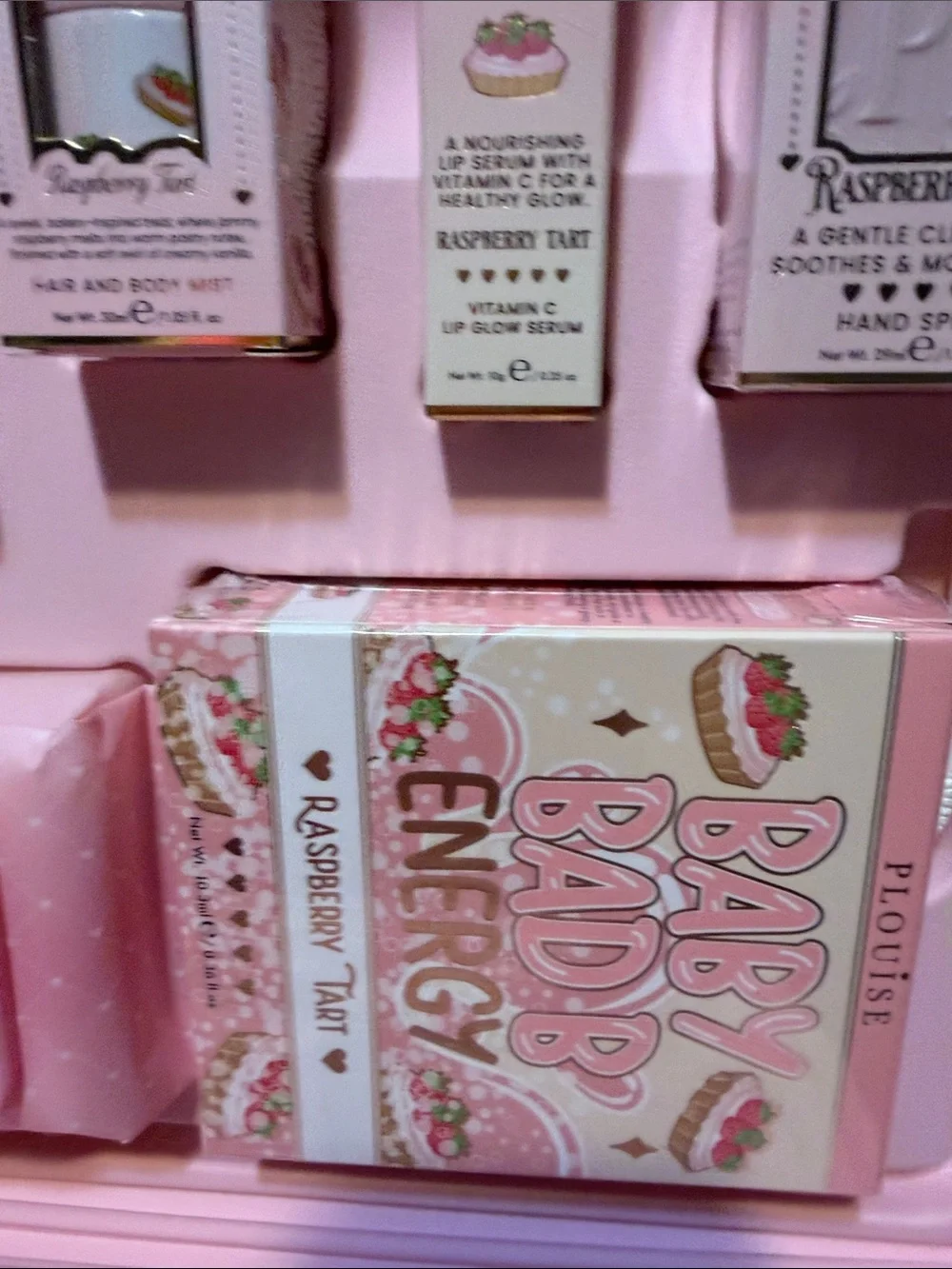 Plouise Skin Raspberry Tart — lip condition, lip oil, hair & body mist, removers